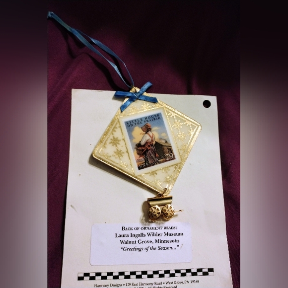 Little House on the Prairie Laura Ingalls Wilder Ornament - Picture 1 of 3
